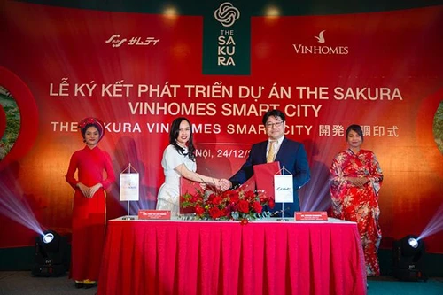 Vinhomes hợp tác Tập đoàn Samty phát triển dự án The Sakura