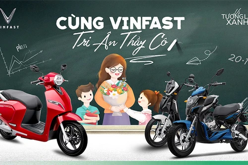 VinFast tặng quà tri ân thầy cô đón mừng ngày Nhà giáo