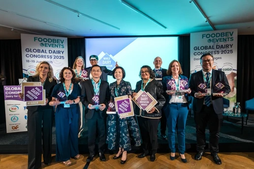 Vinamilk nâng tầm sữa Việt với các công nghệ đột phá, giành giải thưởng lớn tại Hội nghị sữa toàn cầu 2025