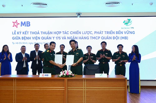 MB hợp tác với Bệnh viện Quân y 175 nhằm đẩy mạnh thanh toán viện phí không tiền mặt