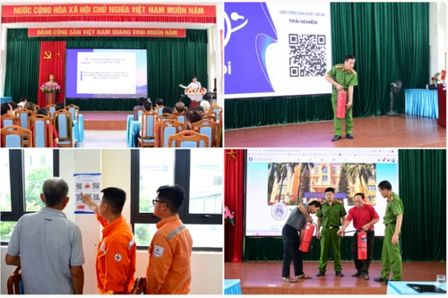 EVNHANOI tích cực tuyên truyền về an toàn điện tại các tổ dân phố