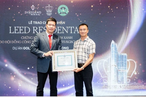 Golden Crown Hai Phong được cấp chứng nhận công trình xanh LEED Residential