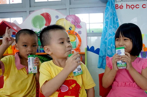 Bình Định tích cực với các công tác triển khai sữa học đường trong năm học mới