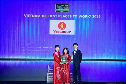 Vingroup thăng hạng trong Top 10 Nơi làm việc tốt nhất Việt Nam năm 2025
