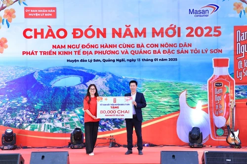 Nam Ngư cùng bà con đảo Lý Sơn đón Tết nối dài niềm vui vụ mùa bội thu