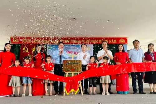 Trường mầm non Cổ Đô – công trình được xây dựng từ nguồn thu Xổ số kiến thiết Thủ đô