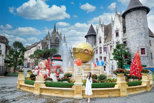 Giáng Sinh đã về sớm trên đỉnh Bà Nà