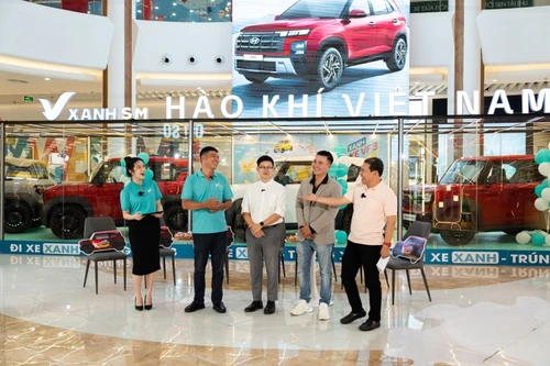 Đặt taxi Xanh SM, 'rinh' ô tô điện VinFast VF 3 về nhà