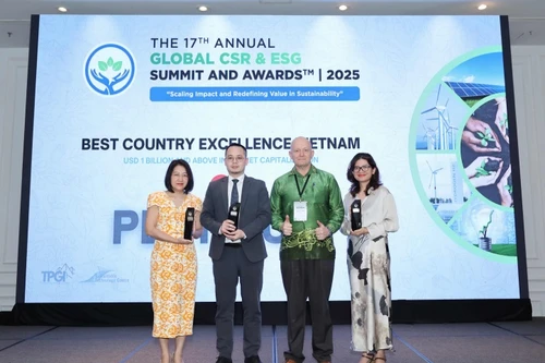 Vinmec 2 năm liên tiếp nhận Giải thưởng quốc tế về trách nhiệm xã hội và phát triển bền vững