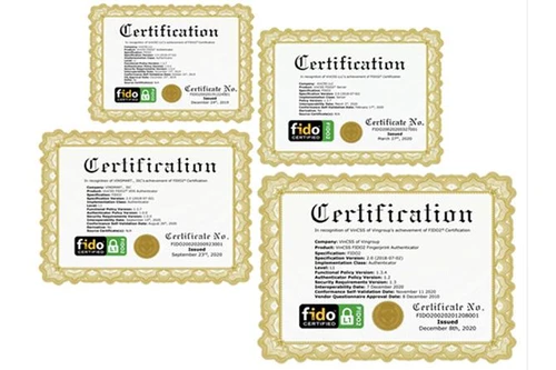Khoá xác thực mạnh sinh trắc học của Vingroup được cấp chứng chỉ FIDO2 – chính thức ra mắt thị trường vào 2021