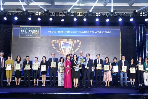 Vinamilk lần thứ 3 liên tiếp được bình chọn là Nơi làm việc tốt nhất Việt Nam