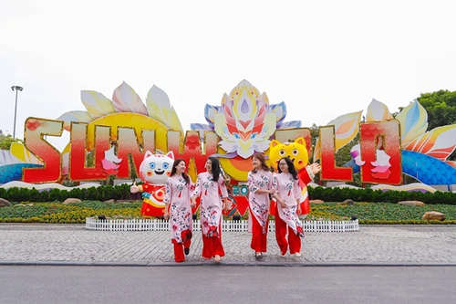 Sun World trên cả nước náo nức đón khách du xuân, chơi Tết