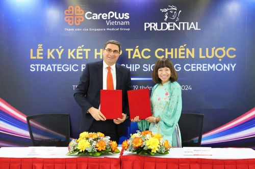 Prudential và CarePlus ký kết hợp tác chiến lược, cung cấp dịch vụ chăm sóc sức khoẻ và tầm soát cho khách hàng
