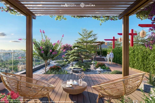 SA5 The Sakura ghi điểm tuyệt đối với thiên đường ‘Vườn nhật trên mây’