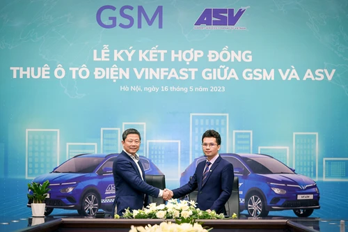 ASV Airports Taxi thuê 500 ô tô điện VinFast từ GSM