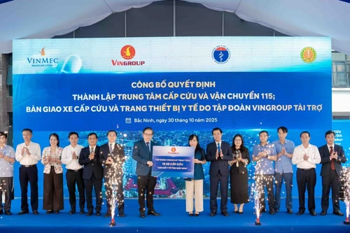 Vingroup hỗ trợ Bắc Ninh xây dựng hệ thống cấp cứu ngoại viện hiện đại, sẵn sàng ứng cứu trong 'thời gian vàng'