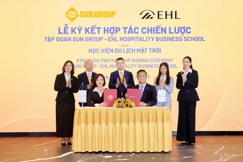 Sun Group hợp tác chiến lược với 'Harvard của ngành dịch vụ khách sạn', phát triển học viện đào tạo du lịch chuẩn quốc tế tại Việt Nam