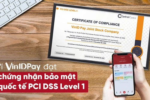 VinID Pay đạt chứng nhận bảo mật quốc tế PCI DSS cấp độ cao nhất
