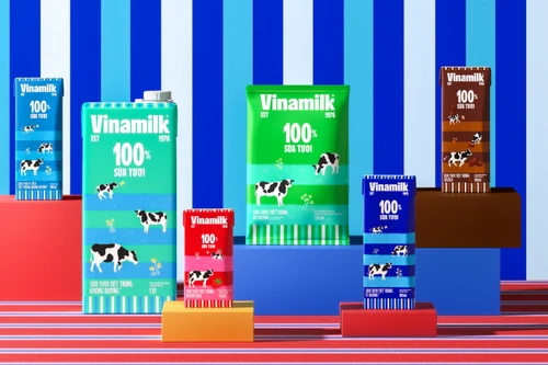 ‘Bắt gặp’ các sản phẩm được ‘thay áo mới’ đầu tiên của Vinamilk tại nhà máy