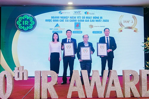 Tập đoàn Đất Xanh lập “cú đúp” giải thưởng tại IR Awards 2020