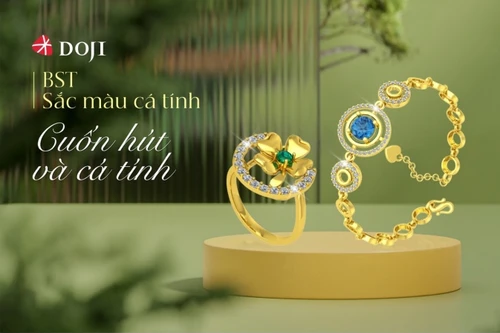 F5 phong cách với bộ trang sức ‘Sắc màu cá tính’