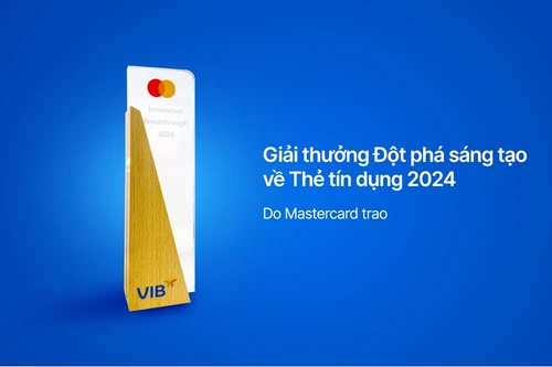 VIB nhận kỷ lục quốc gia và giải thưởng Innovation Breakthrough 2024 với tính năng Cá nhân hóa thiết kế thẻ
