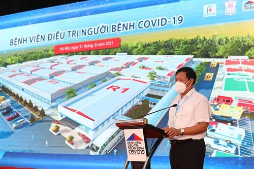 Bệnh viện điều trị Covid-19 – Y Hà Nội chính thức khánh thành, Sun Group tài trợ 100 tỷ đồng 
