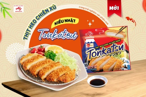 Trải nghiệm ẩm thực Nhật Bản cùng Ajinomoto Việt Nam với món Thịt heo chiên xù kiểu Nhật Tonkatsu