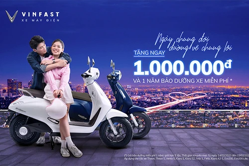 Valentine 2023: ‘Ngày chung đôi - Đường về chung lối’ cùng xe máy điện VinFast