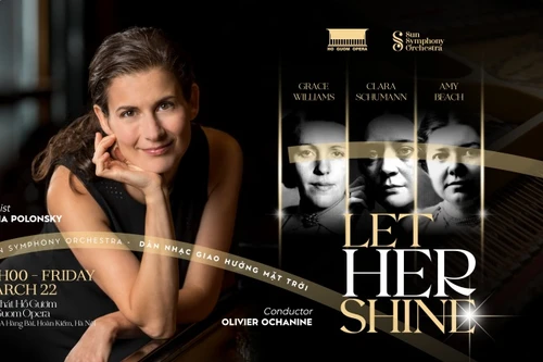 Dàn nhạc SSO kết hợp cùng nghệ sĩ dương cầm nổi tiếng thế giới Anna Polonsky trong đêm nhòa nhạc 'Let Her Shine' tôn vinh phái đẹp