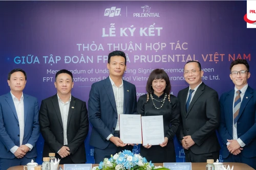FPT và Prudential Việt Nam ký kết biên bản hợp tác chiến lược