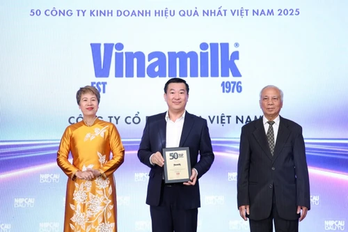 Vinamilk khẳng định bản lĩnh tiên phong qua Bảng xếp hạng TOP 50 năm 2025