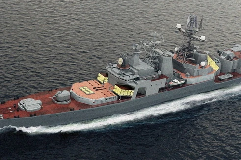 [ẢNH] Nga "lột xác" tàu khu trục săn ngầm Udaloy thành chiến hạm đa năng cực kỳ lợi hại