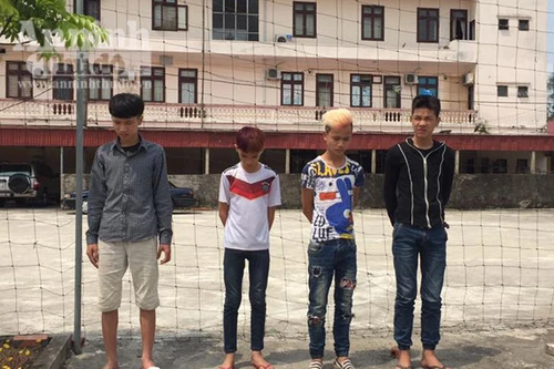 Bắt giữ 4 "gã choai" ném đá trên đường cao tốc Hà Nội – Hải Phòng