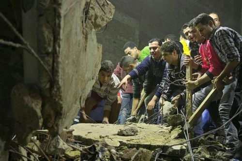 Ai Cập: Sập chung cư 8 tầng, 25 người thương vong