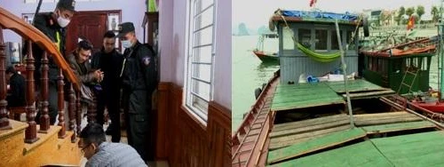 Triệt phá 5 ổ nhóm câu kết, ăn chặn hàng chục tỷ đồng của các nhà tàu trên vịnh Hạ Long