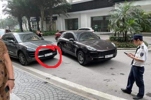Cơ quan Công an thông tin ban đầu về vụ 2 xế hộp Porsche cùng biển số ‘đụng’ nhau tại Times City