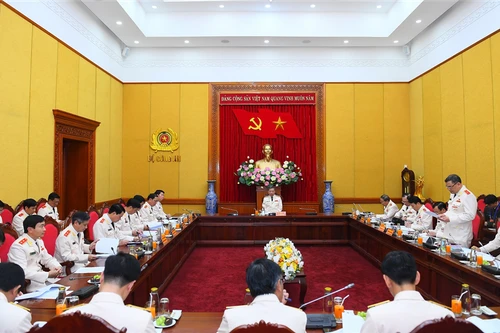 Đoàn đại biểu Đảng bộ Công an Trung ương họp phiên thảo luận đóng góp ý kiến vào Văn kiện Đại hội XIII của Đảng