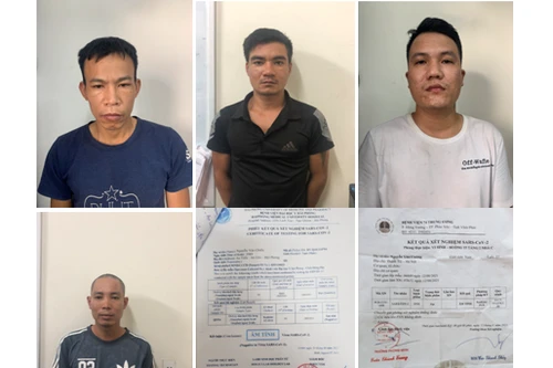 Giám đốc doanh nghiệp 'bơm' giấy xét nghiệm SARS-CoV-2 giả cho tài xế