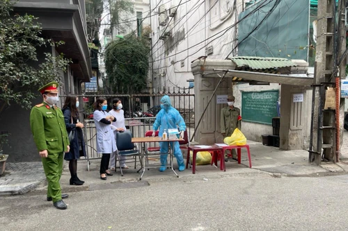 Phối hợp đảm bảo tốt an ninh, an toàn 2 điểm cách ly phòng dịch Covid-19