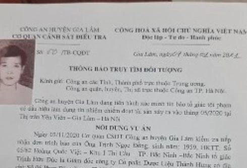 Truy tìm Giám đốc công ty cổ phần dược liệu Thành Hưng