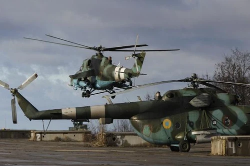 Ukraine tái triển khai 2 phi đội trực thăng chiến đấu tới Donbass