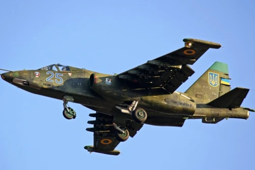 Máy bay chiến đấu Su-25 của Ukraine rơi ở miền đông, phi công thiệt mạng