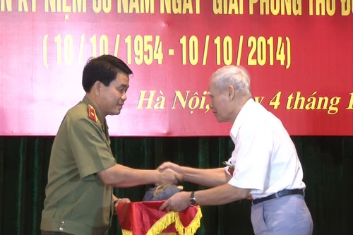Gặp mặt các đồng chí nguyên cán bộ Công an Hà Nội