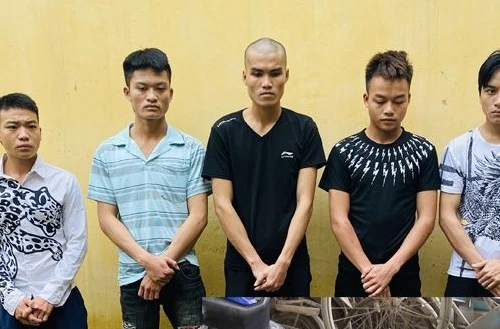 Bắt nhóm thanh niên manh động chặn đường cướp xe máy giữa đêm