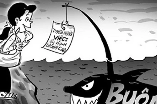 Mua cô gái trẻ với giá 2 triệu đồng, ép làm nhân viên quán karaoke