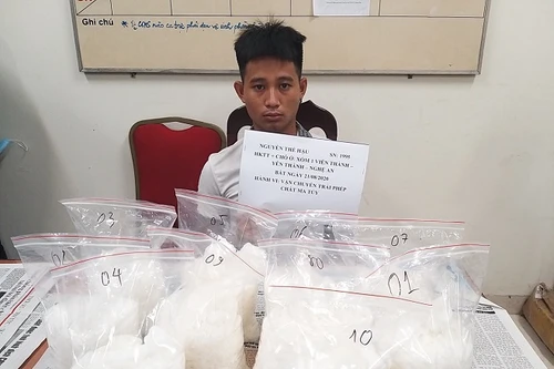 Công an Hà Nội bắt 'người vận chuyển' thu gần 10kg ma túy đá