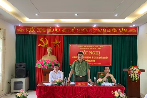 Đóng góp ý kiến cho lực lượng Công an xã chính quy để hoàn thành tốt nhiệm vụ