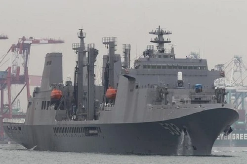 Hải quân Đài Loan có thêm tàu tiếp tế quân sự “cực khủng” lớp 20.000 tấn