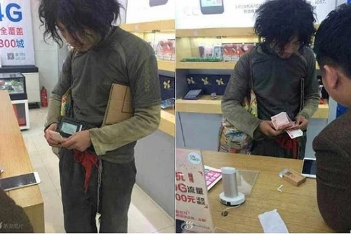 Ăn mày chơi sang mua liền một lúc hai iPhone 6 Plus